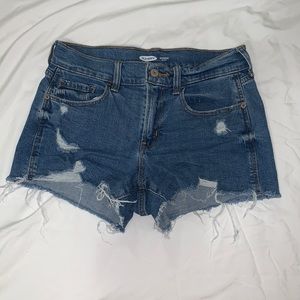 Distressed old navy boyfriend shorts